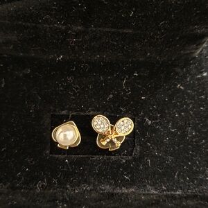 kate spade Queen Of The Court Pearl & Pavé Tennis Mismatch Stud Tennis